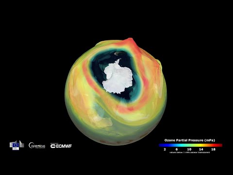 This year's Antarctic ozone hole is already among the 25% largest in recorded history || 18.09.2021