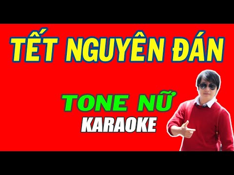 Karaoke Tết Nguyên Đán | Tone Nữ  | Thanh Thảo 💗 VKT Karaoke 💗