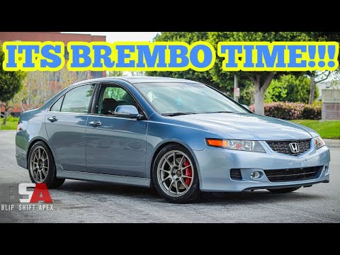 Project Acura TSX CL9 Pt.3 : BEST BUDGET BRAKE UPGRADE!