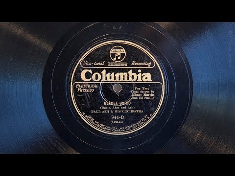 Beedle-Um-Bo • Paul Ash and His Orchestra (EMG Xb Oversize Gramophone)