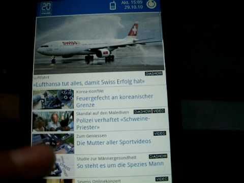 HTC Desire HD - 20 Minuten App