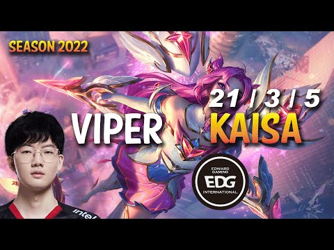 EDG Viper KAI'SA vs APHELIOS ADC - KR Ranked