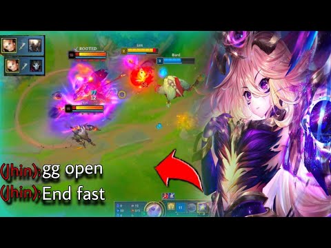 LUX  GamePlay Soloq  -  Jhin spamming open because I got on his nerves with Lux adc /LUX VS Jhin'