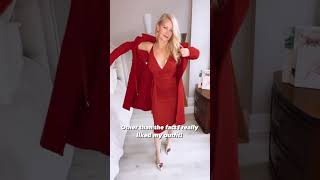 ?SEXY DATE NIGHT OUTFIT | HOW TO STYLE A RED DRESS 2023 | #shorts #shortsvideo