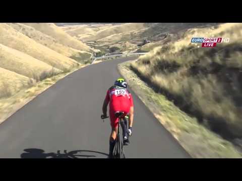 Vuelta España 2014; Etapa 10 CRI TII Nairo Quintana - Caida Crash