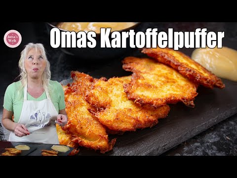 Knusprige Kartoffelpuffer wie bei Oma 🥰 Einfaches Rezept zum Nachmachen 😋