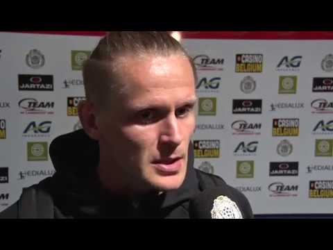 Interview na KSC Lokeren - Charleroi met Skulason