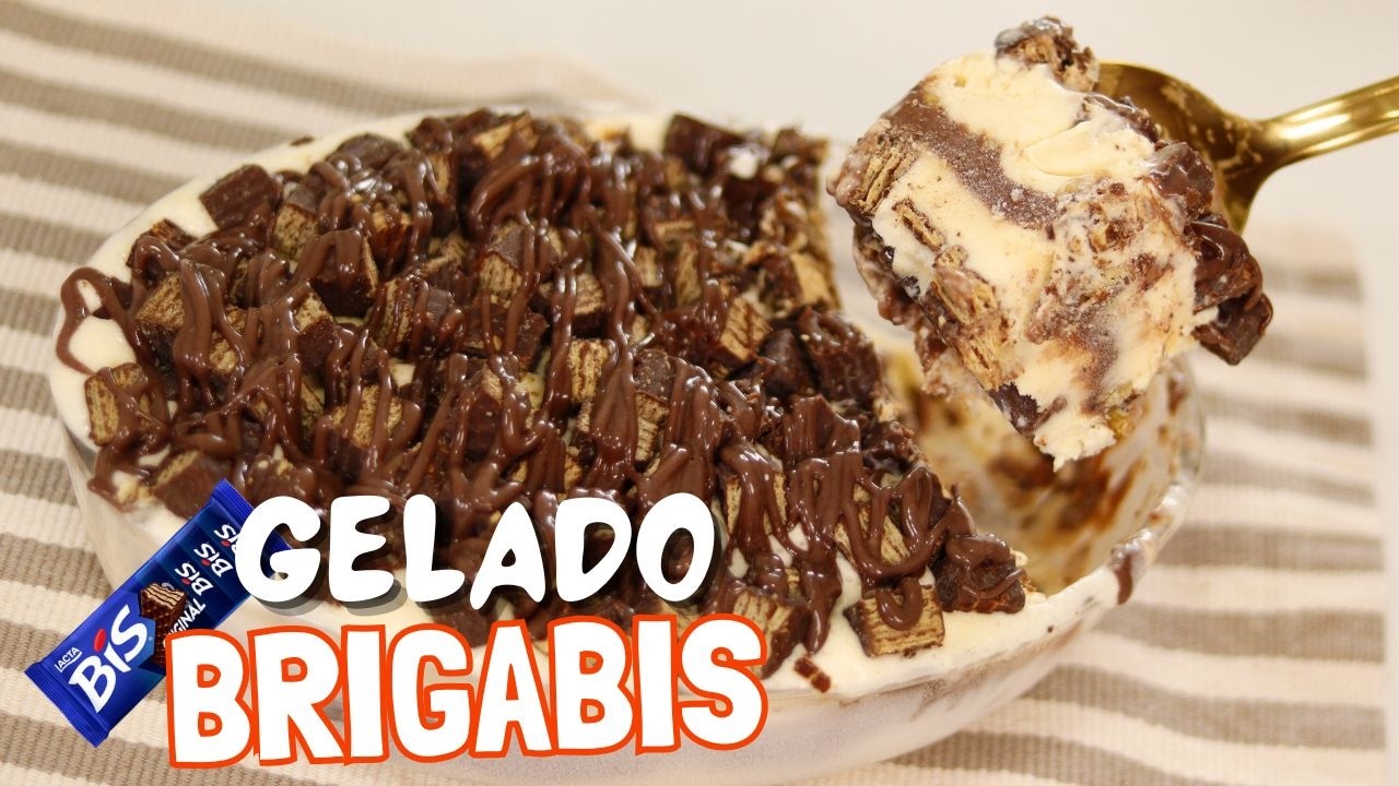 BRIGABIS ICE CREAM ON A PLATE - EASY AND PRACTICAL NEW YEAR'S DESSERT TO PREPARE - Dika da Naka