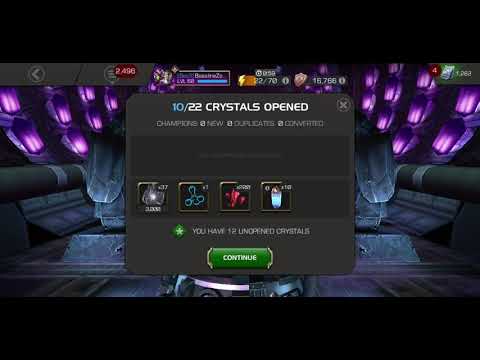 MCOC | 5X5 star and 6 star crystal opening.  Trash pulls???