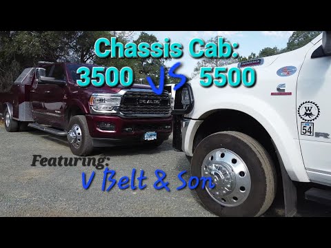 Chassis Cab RAM 3500 vs 5500 Featuring Vbelt&Son @VBELTandSON