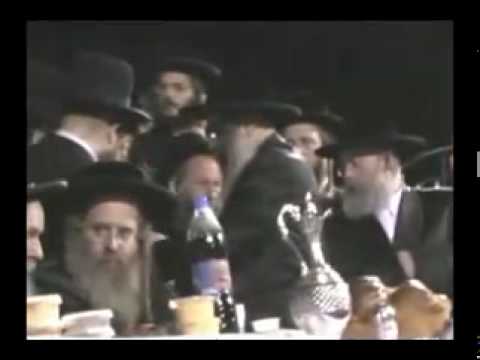 Satmar Rebbe Tish in Meron 2007,