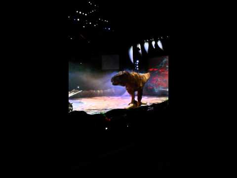 walking with dinosaurs live at the 02 arena london england