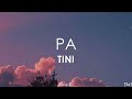 TINI - Pa (Letra)
