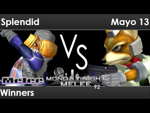 MNM 92 - Splendid (Sheik, Marth) vs Mayo 13 (Fox) Winners - Melee