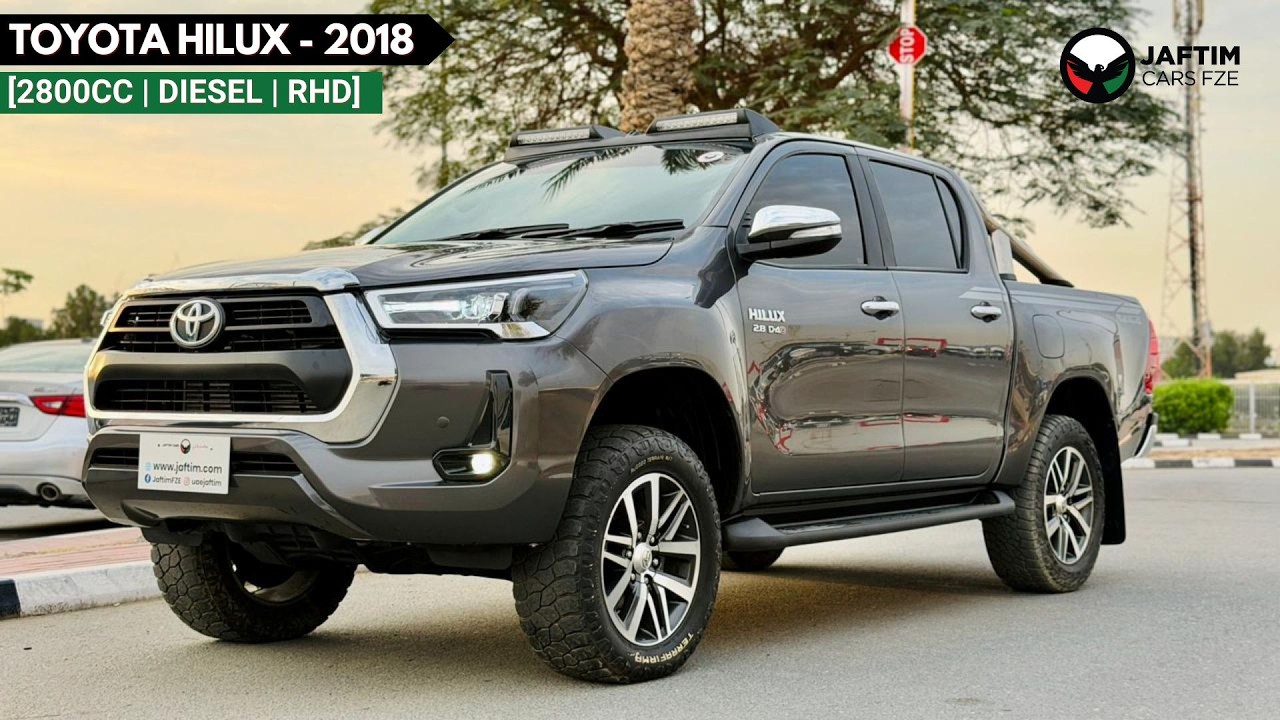 Toyota Hilux 2018 | 2.8L DIESEL | AT | RHD | DOUBLE CABIN | PUSH START ENGINE | ELECTRIC SEATS video