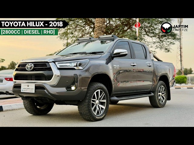 Toyota Hilux GLX 2018 | 2.8L DIESEL | AT | RHD | DOUBLE CABIN | PUSH START ENGINE | ELECTRIC SEATS video