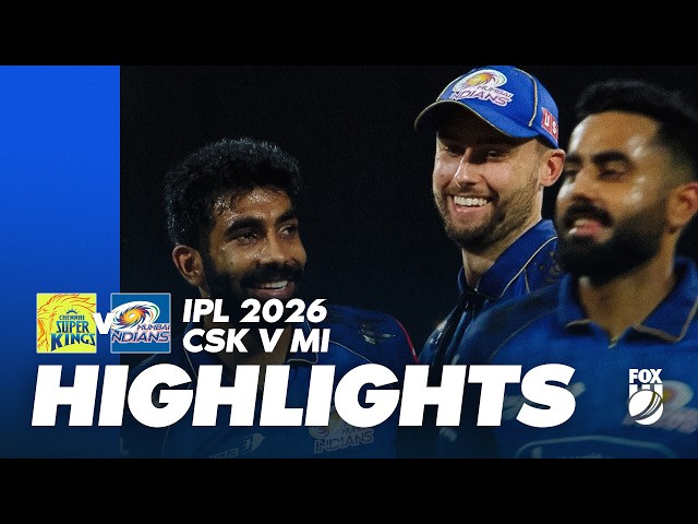 Chennai Super Kings v Mumbai Indians I Full Match Highlights I Game 44 IPL 2026 I Fox Cricket