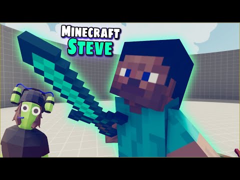 Minecraft Steve vs Every Faction 1v1 #1 - TABS MODS GAMEPLAY