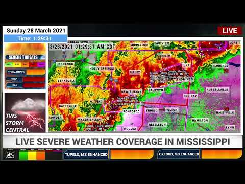 LIVE SEVERE WEATHER COVERAGE ACROSS THE MID SOUTH 3/27/2021