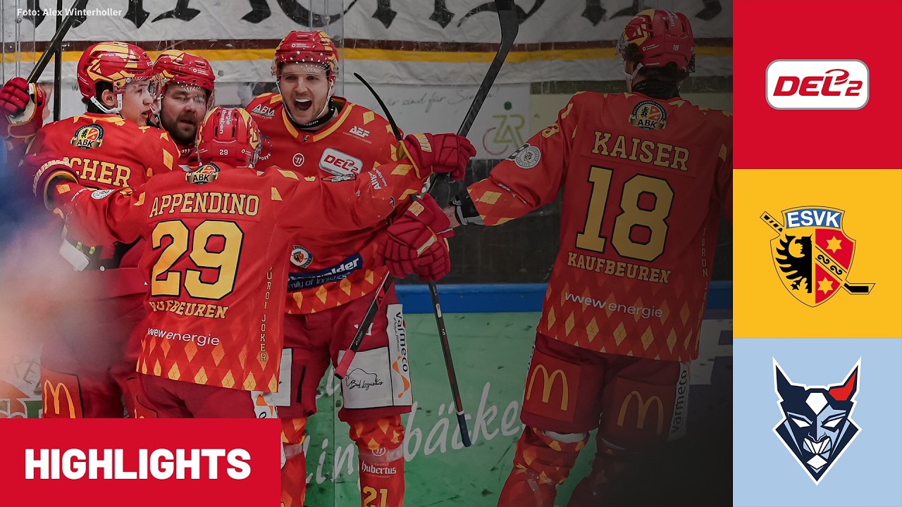 DEL2: ESV Kaufbeuren vs. Blue Devils Weiden 2. Spiel | Highlights