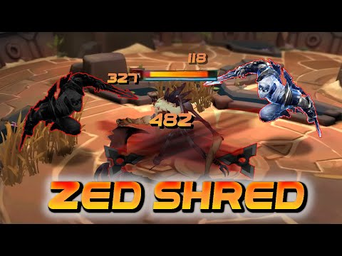 Unleashing Unprecedented Power - Zed's Pure Damage League of Legends Arena