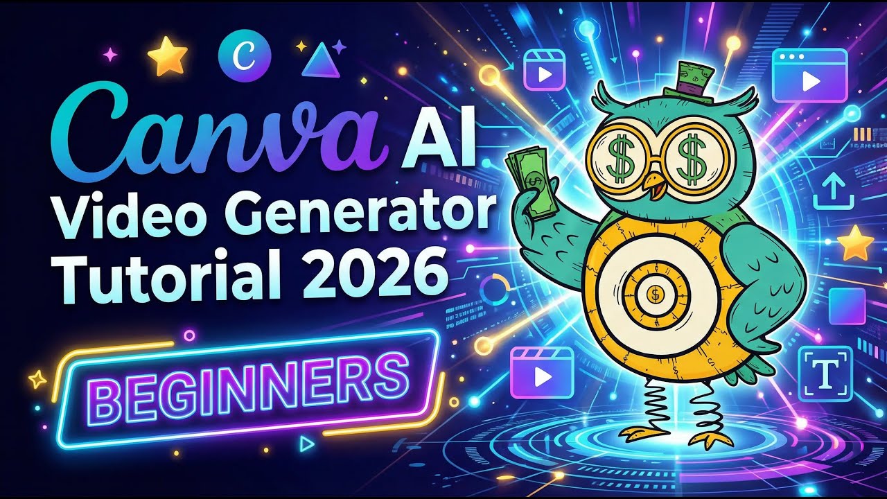 Canva AI Video Generator Tutorial 2026 (Beginners)