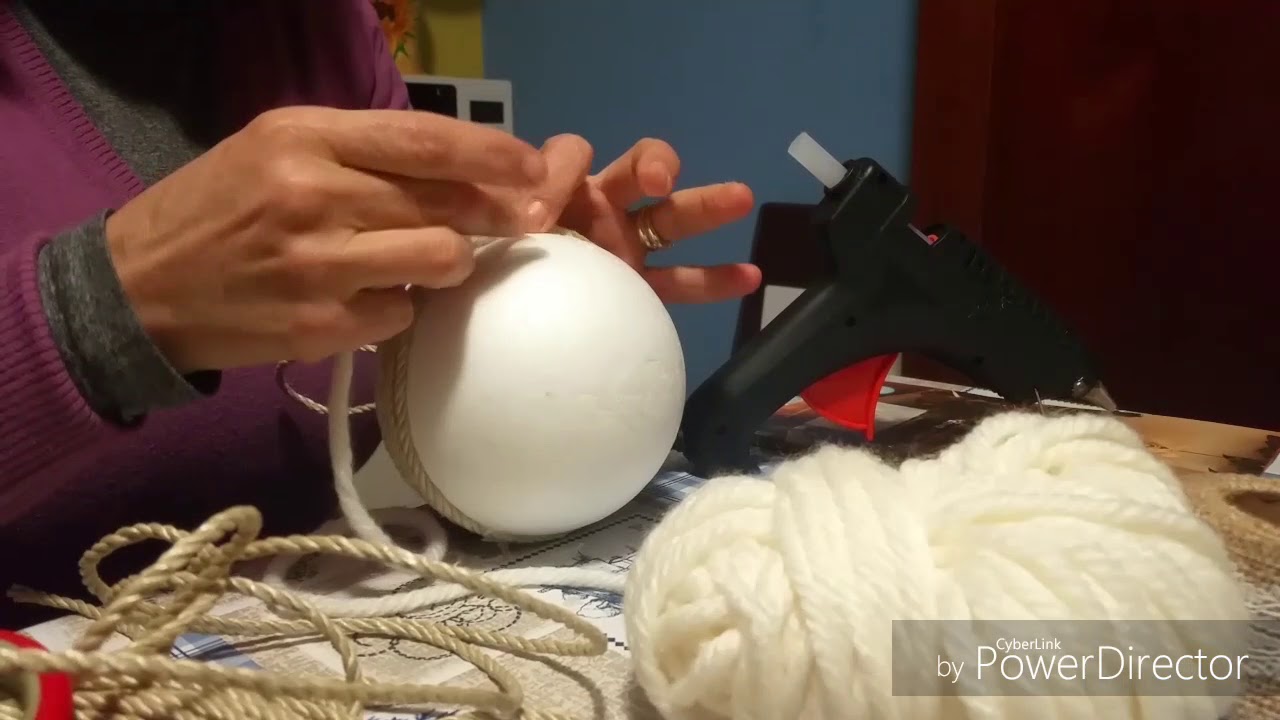 Tutorial Palla di Natale Shabby