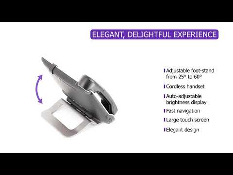 360° overview of Alcatel Lucent 8088 Smart DeskPhone for hospitality