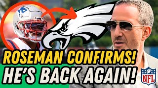 💥 EAGLES BRING HIM BACK FOR THIRD STINT IN PHILLY! Philadelphia Eagles News Today