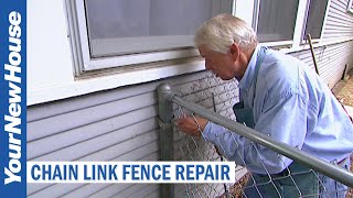 How to Repair a Chain Link Fence