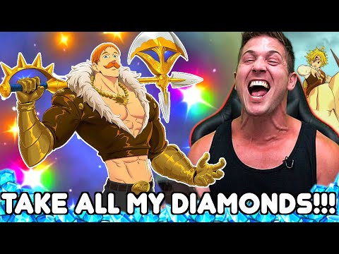 I MUST SPEND ALL MY DIAMONDS! GREEN ESCANOR SUMMONS - GLOBAL | 7DS GRAND CROSS