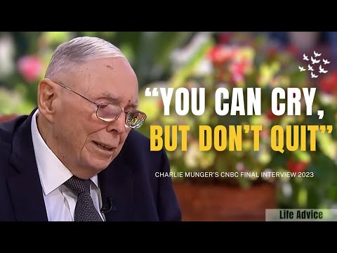 How Charlie Munger Survive Life’s Hardest Moments... | Final Interview with CNBC 2023