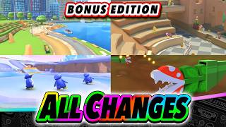 Every Track We MISSED!! All Changes BONUS Edition! | Tour VS Mario Kart 8 ANALYSIS