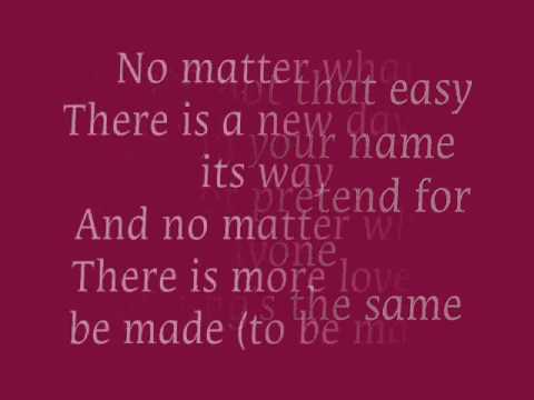 No Matter What video
