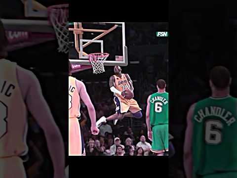 Kobe Bryant double reverse Dunk vs Hornets #kobebryant #nba