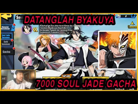 🔥🔥GACHA 8000 DIAMOND SOUL JADE UNTUK DAPATKAN BYAKUYA KUCHIKI - Bleach: Immortal Soul