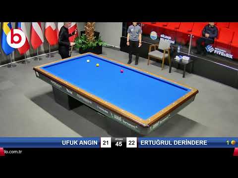 UFUK ANGIN & ERTUĞRUL DERİNDERE Bilardo Maçı - 2023 1.ETAP ÖN ELEME-4.TUR