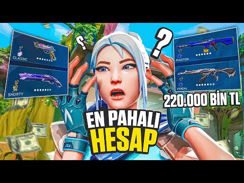 I PLAYED VALORANT WITH A +200,000 TL ACCOUNT! (All Skins Unlocked)