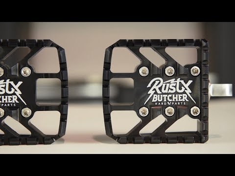 Rusty Butcher Big Foot Pegs - GetLowered.com