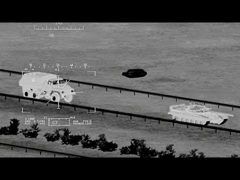 Enemy Convoy Destroyed By Apache Helicopter   AH 64D APACHE LONGBOW   Fallujah   ARMA 3 MilSim