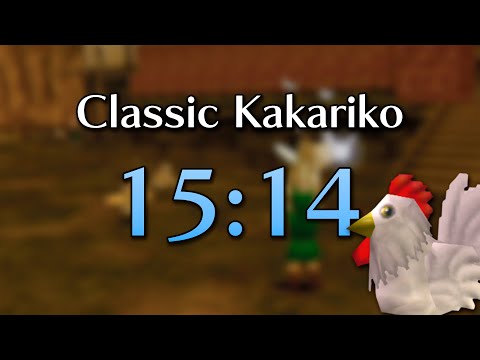 Ocarina of Time Classic Kakariko route speedrun in 15:14.033 by Torje [World Record]
