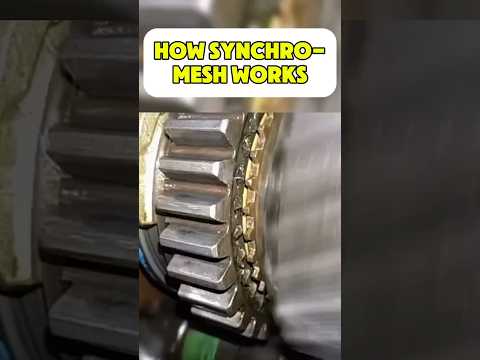 how a synchro mesh makes it happen#savethemanuals #cars #transmission #teacher