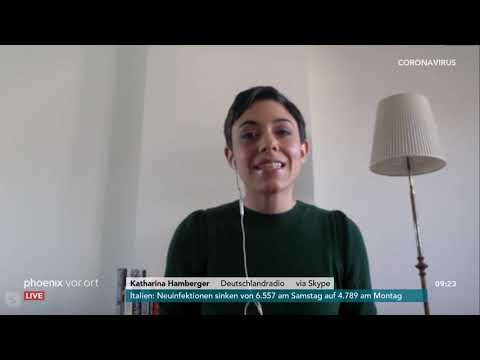 Katharina Hamberger bei phoenix nachgefragt zur Bekämpfung des Coronavirus am 24.03.20