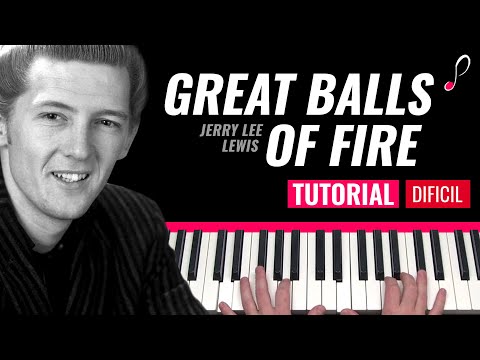 Como tocar "Great balls of fire" (Jerry Lee Lewis) - Piano tutorial y partitura