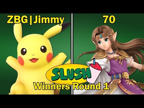 SLUSH 16 - ZBG|Jimmy (Pikachu) vs 70 (Zelda) Winners Round 1 SSBU