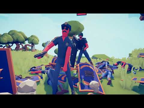 4 POLICE + FBI vs Every Unit (Same Price) Part 1/2 | TABS