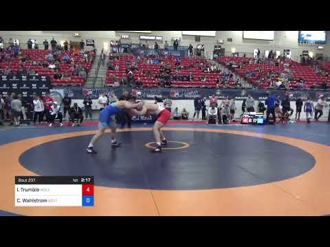 92 Kg Quarters - Isaac Trumble, Wolfpack Wrestling Club  -  TMWC Vs Clayton Wahlstrom, South Dakota