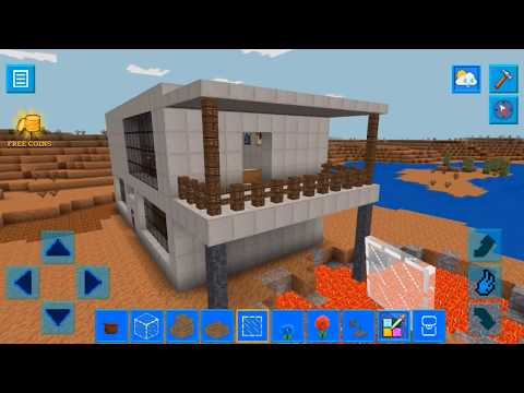 BUILDING VIDEO!!! RealmCraft (SKINS export to Minecraft) - House building and furnishing