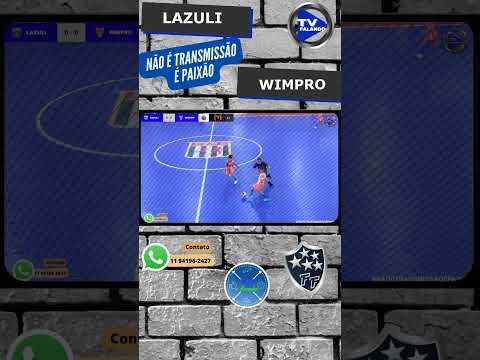 VINICIUS NUNES GOLAÇO LAZULI X WIMPRO AO VIVO FPFS SUB 12 TV FALANDO