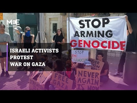 Israeli activists arrested for protesting outside US consulate against war on Gaza